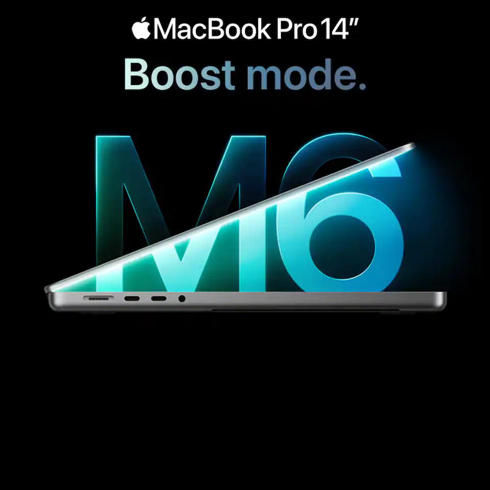 MacBook Pro 14" M6. Boost mode.