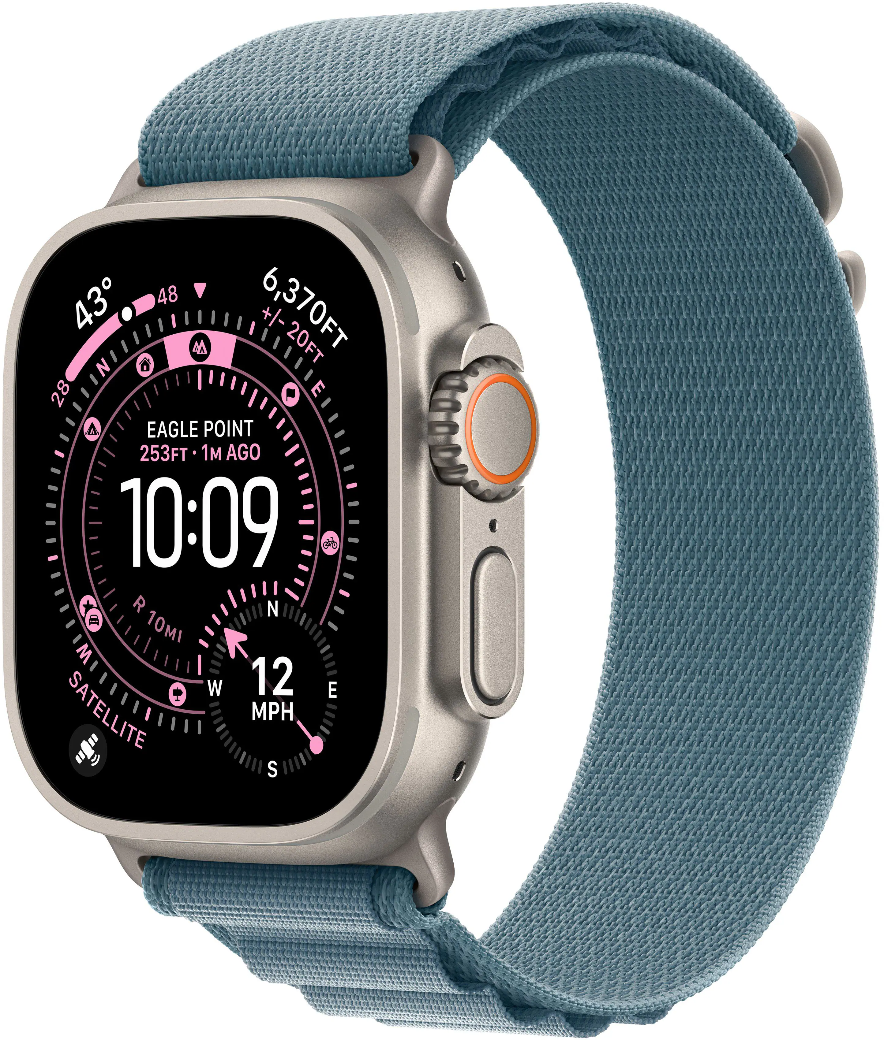 Natural - Titanium - Alpine Loop - Light Blue
