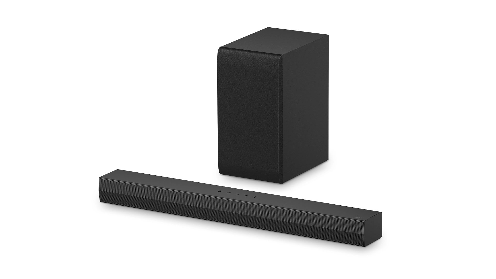 Front. LG - 2.1-Channel S40T Soundbar with Wireless Subwoofer, Bluetooth Connectivity, Dolby Audio and WOW Orchestra - Black.