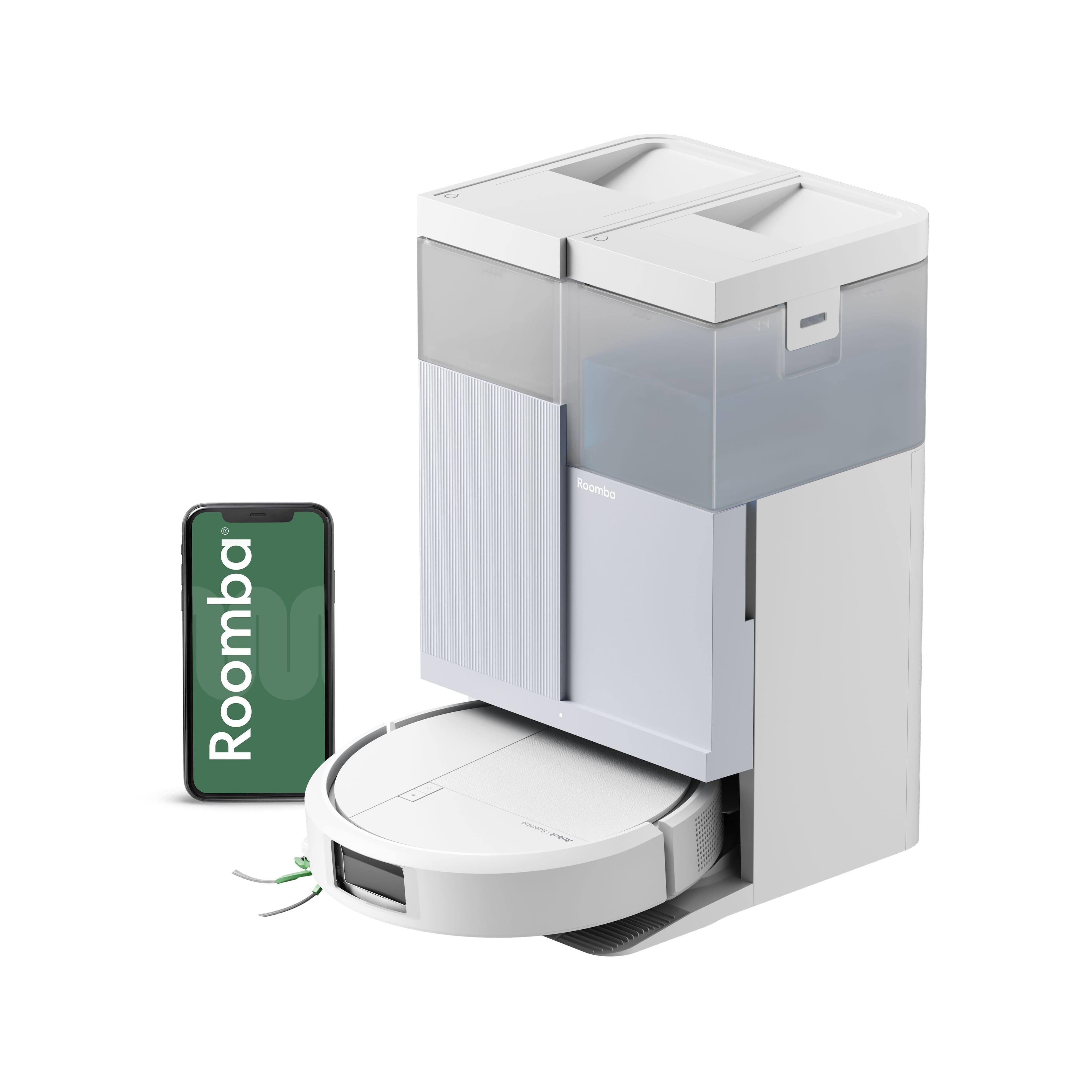 iRobot - Roomba Plus 575 Combo + AW (WHT) - White