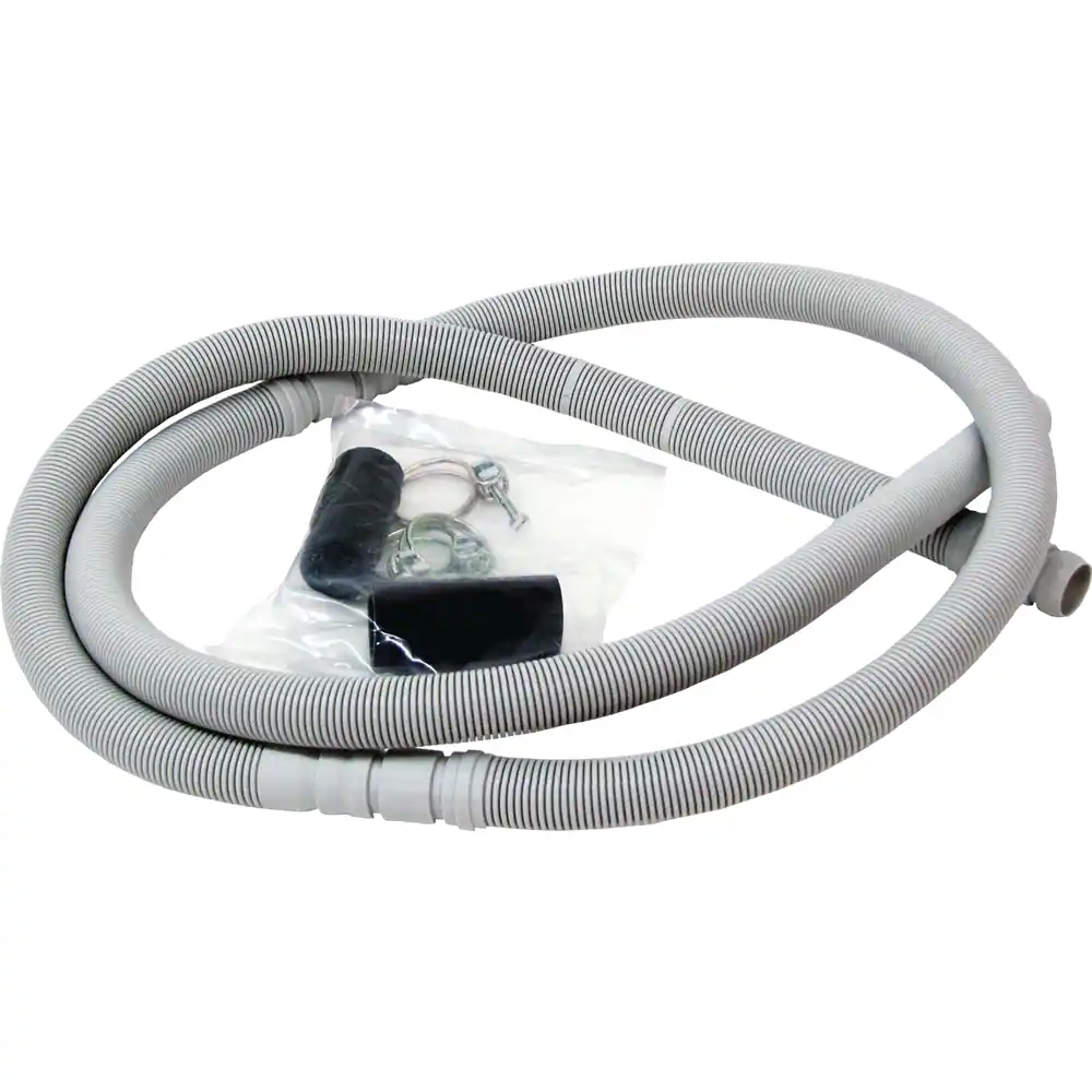 Front. Bosch - Drain Hose Extension Kit - Gray.