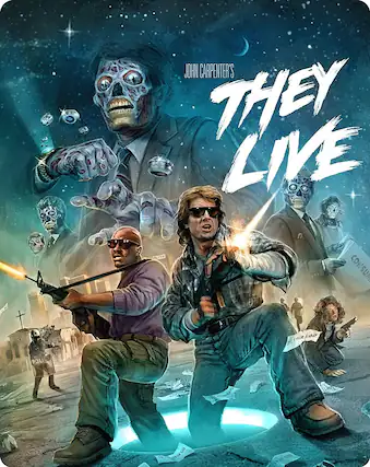 Front. They Live (Steelbook) - 4K Blu-Ray.