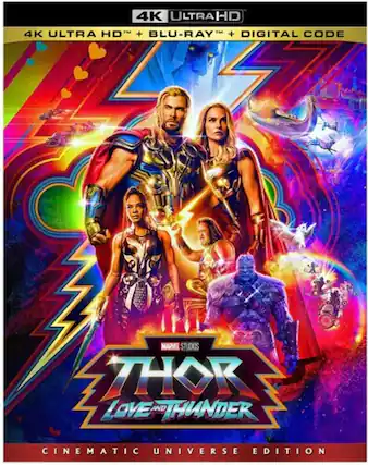 Front. Thor: Love and Thunder - 4K Blu-Ray.
