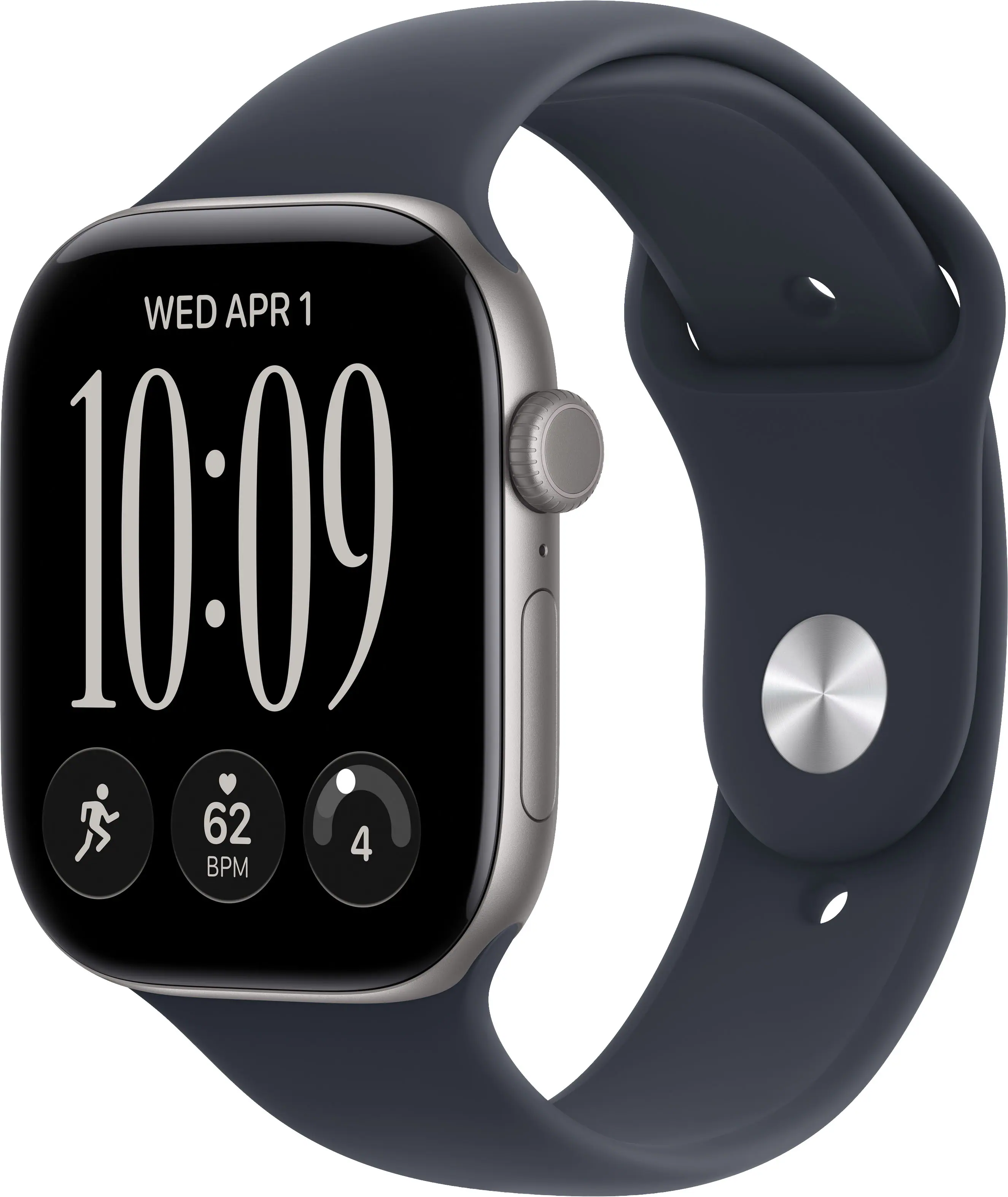 Space Gray - Aluminum - Wristwatch - Navy Blue