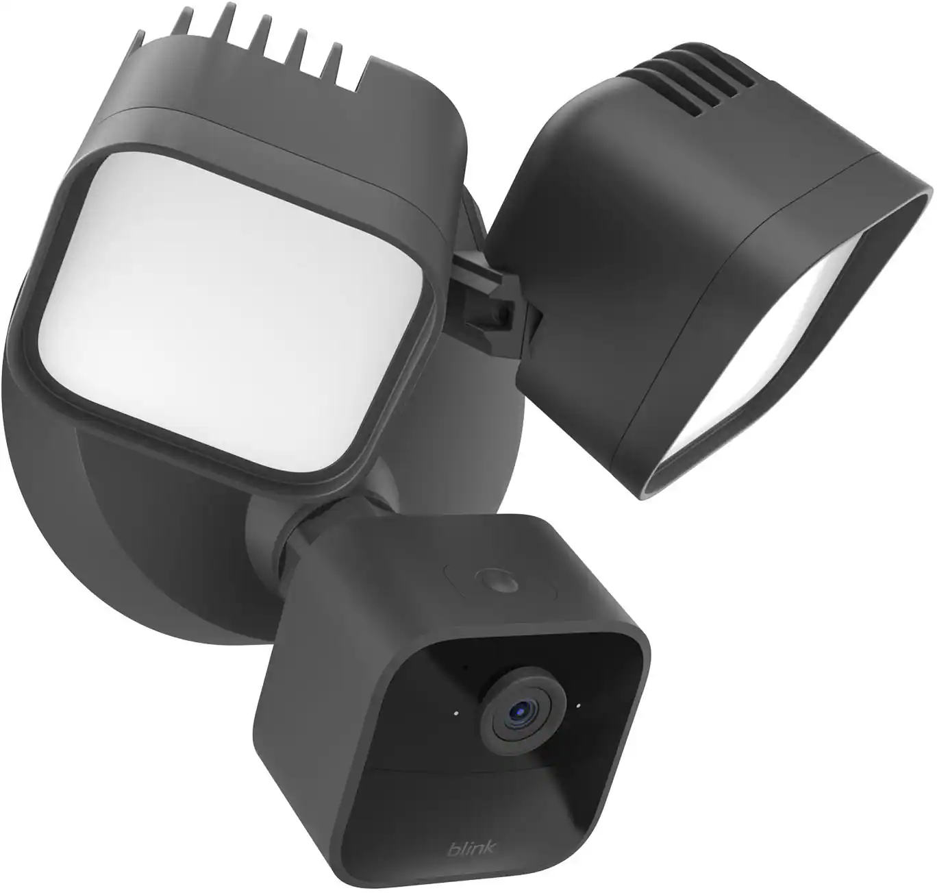 Front. Blink - Wired Floodlight Camera - Smart security camera, 2600 lumens, HD live view, enhanced motion detection – 1 camera - Black.