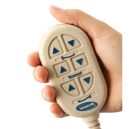 Front. Invacare - 1115290 Hospital Bed Controller, Replacement Handheld Pendant for 5410IVC Electric Beds - White.