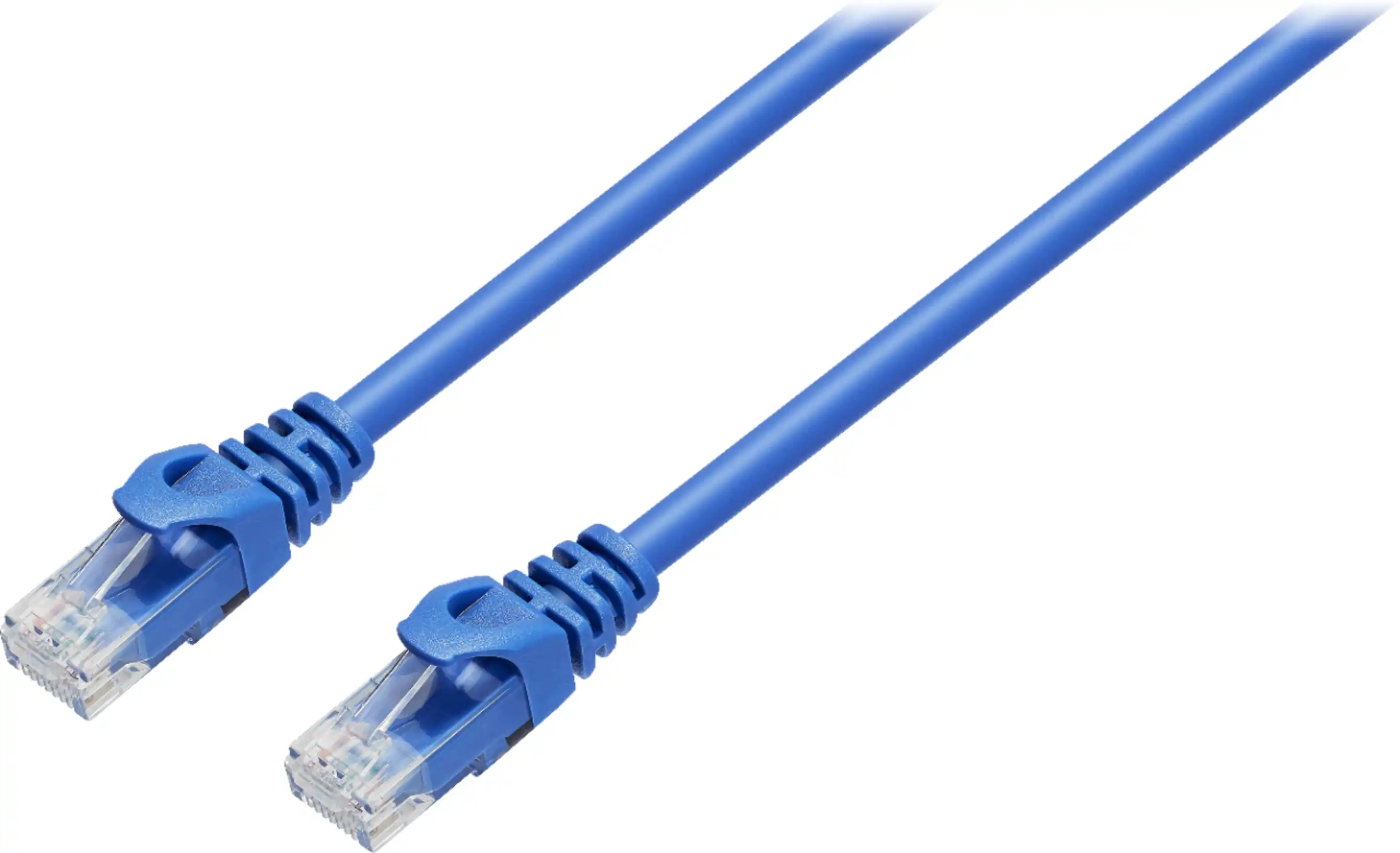 Front. Best Buy essentials™ - 10' Cat-6 Ethernet Cable - Blue.