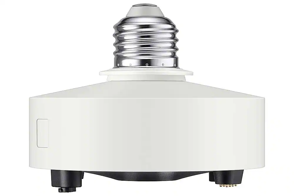 Front. Samsung - The Freestyle Socket Adapter - White.