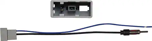 Front. Metra - Antenna Adapter for Select 1999-2023 Chevrolet Nissan Subaru Acura Infiniti - Black.