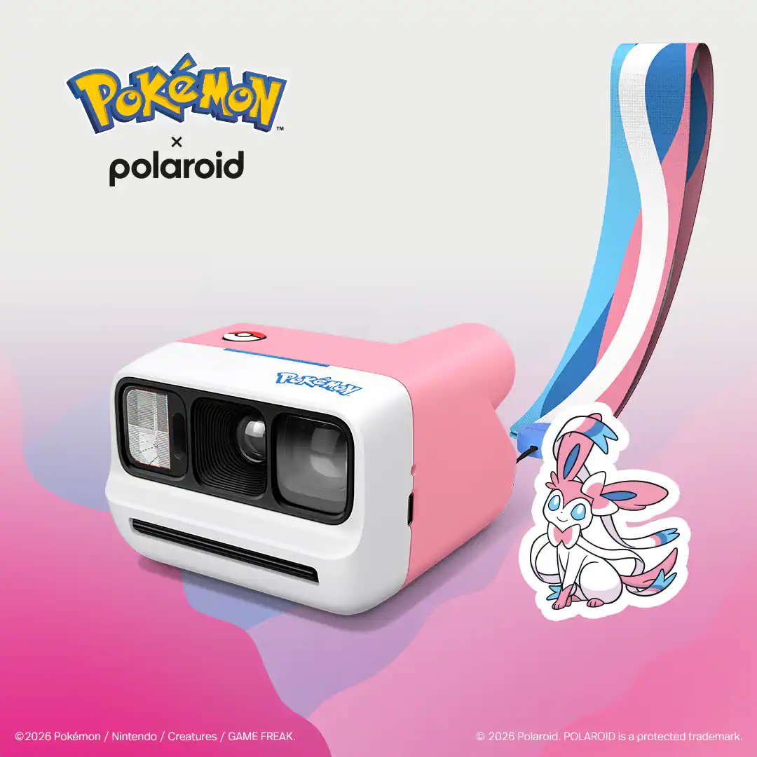 Pokémon x Polaroid

©2026 Pokémon / Nintendo / Creatures / GAME FREAK.

©2026 Polaroid. POLAROID is a protected trademark.