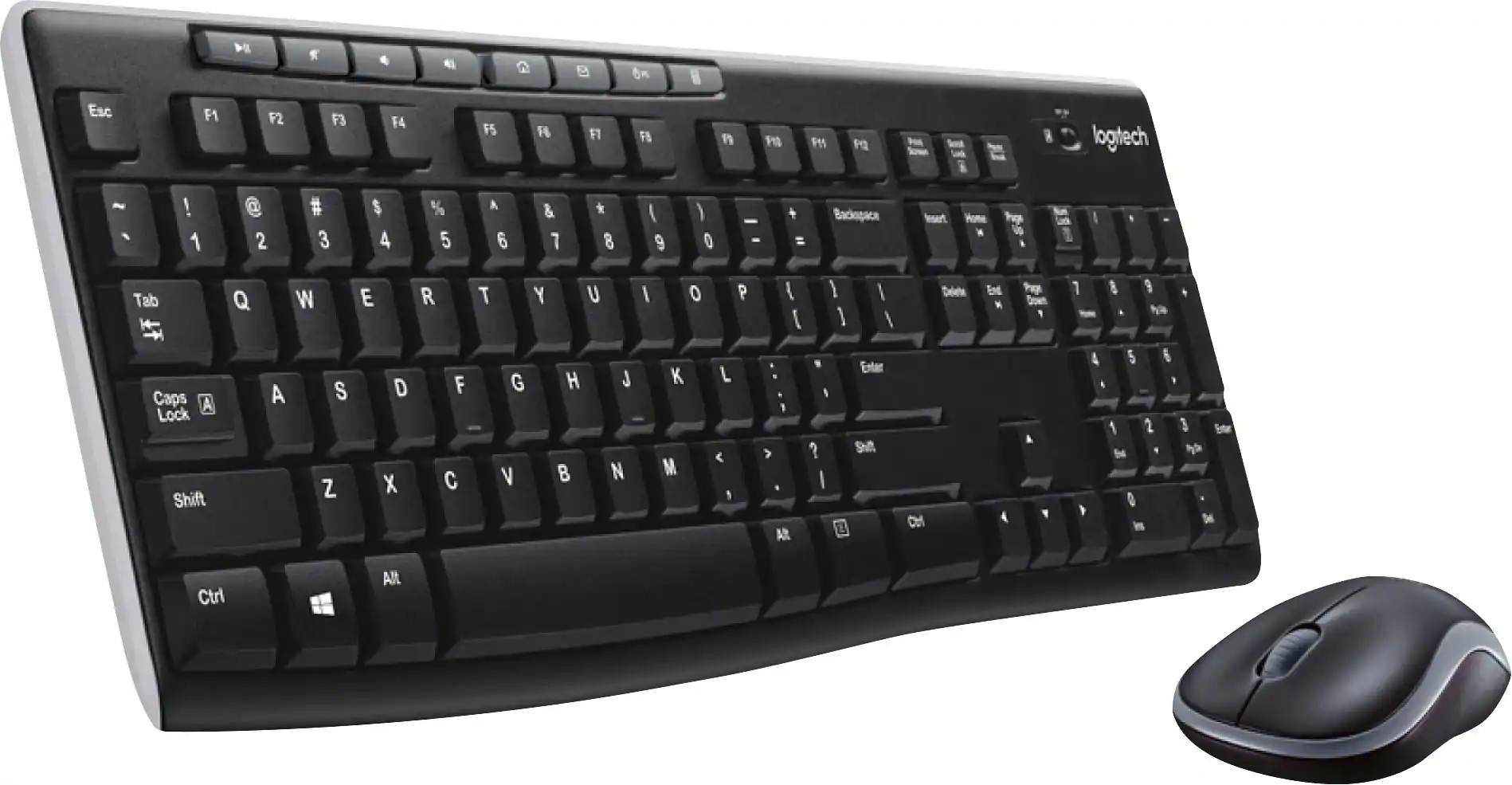 The text on the image reads:

"M 4 O Esc F1 F2 F3 F4 F5 RL F1 FB P1 F11 FO P 8 logtech ~ ! 1 2 # 3 $ 4 % 5 A 6 & 7 * 8 ) 9 0 - - 4 = backspace Insert Home has VO Las I Tab Caps A Lock Shift Q A W S Z E D X F C T Y G V U H B J I O K M P J 1 1 F > AR 1 / 1 I Enter I ? 9t I NO Deletes End he Own A Y 1 8 9 he 4 5 6 4 1 2 1 Sotor be O > De in Ctrl Alt"

The text is a combination of various computer keyboard keys and symbols. It seems to be a description or a list of keyboard keys and their functions.