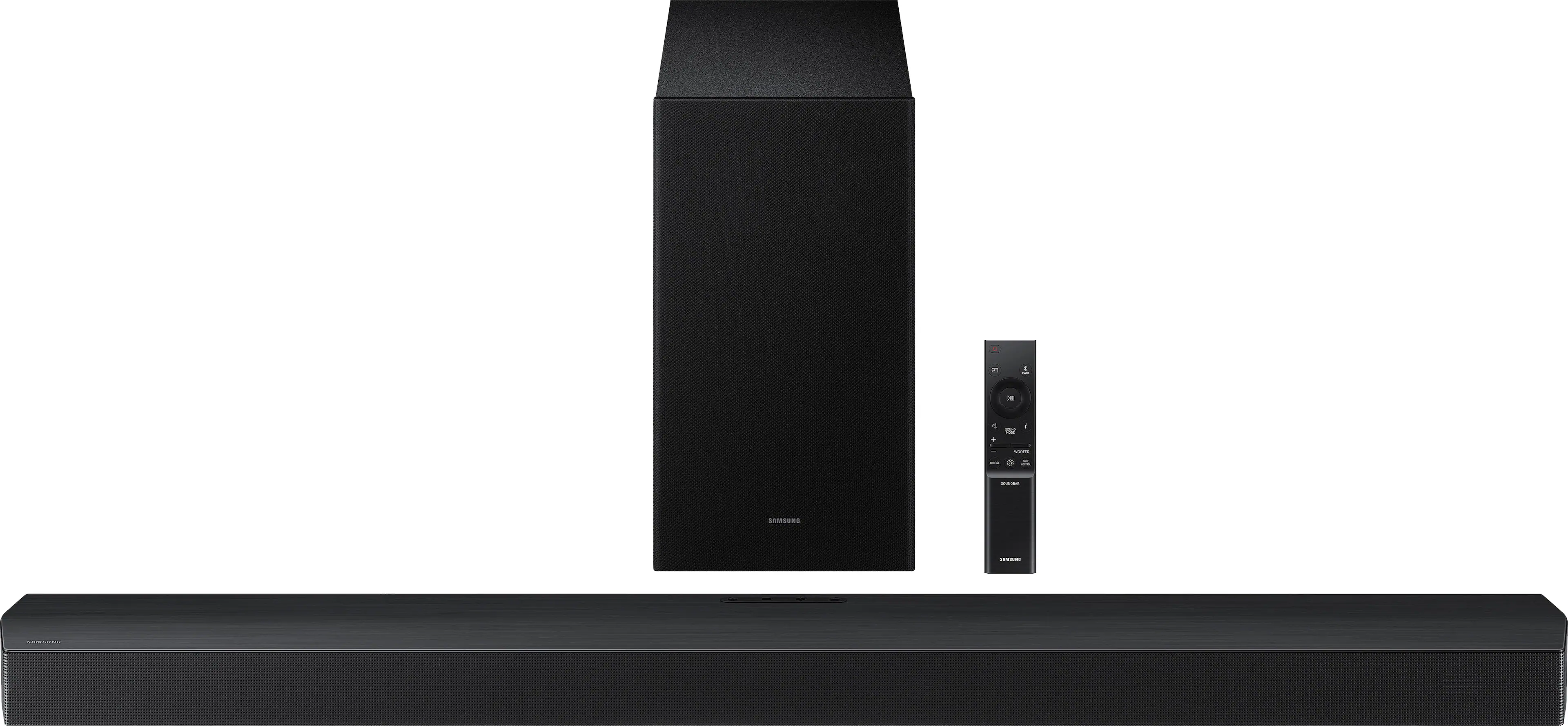 Front. Samsung - SAMSUNG B-series HW-B750F 5.1 Ch DTS Virtual:X Soundbar with Subwoofer - Black.