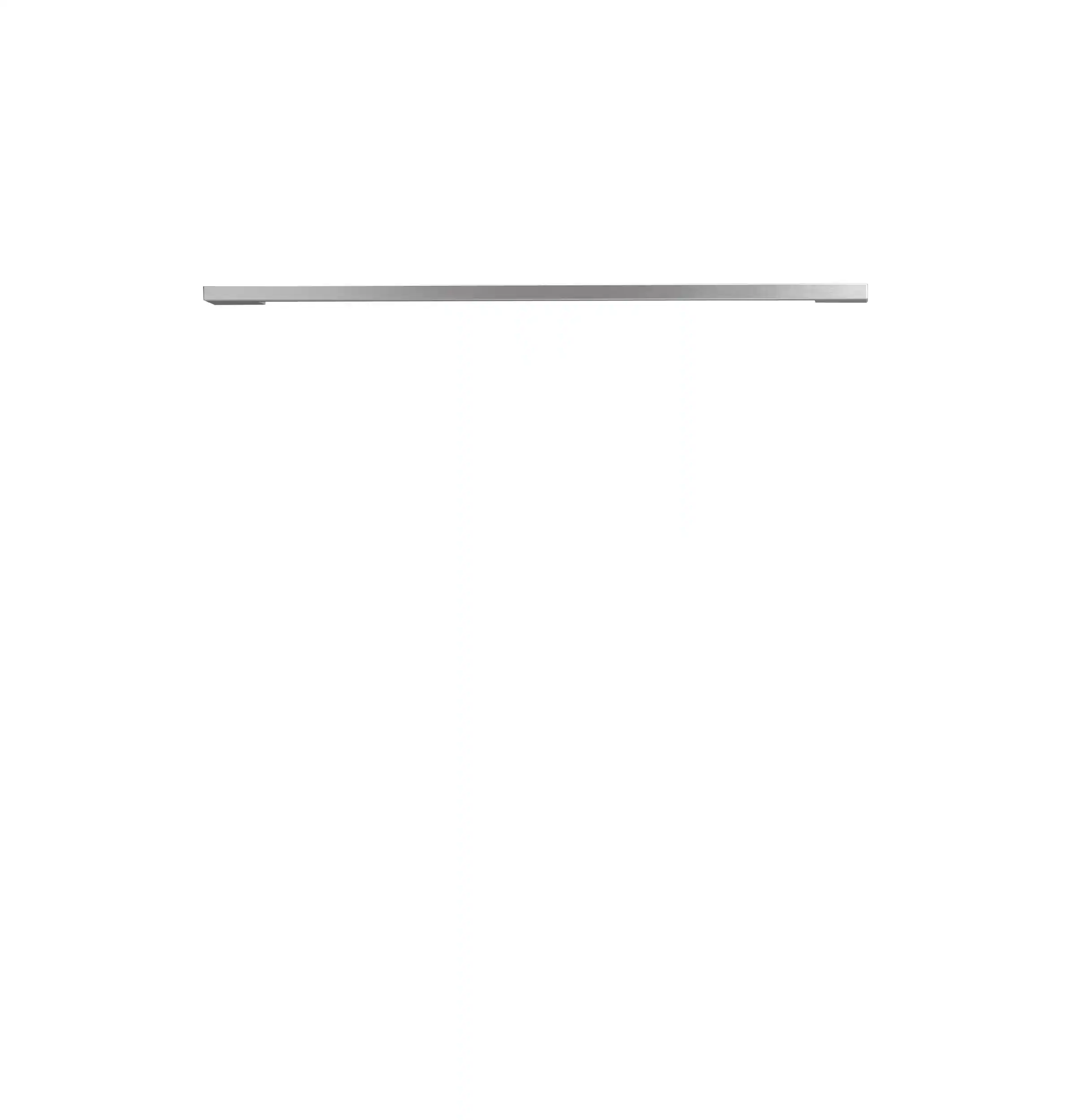 Front. Monogram - 24" Minimalist Collection Handle for 800 Series and 900 Series Built-In Dishwashers - Stainless Steel.