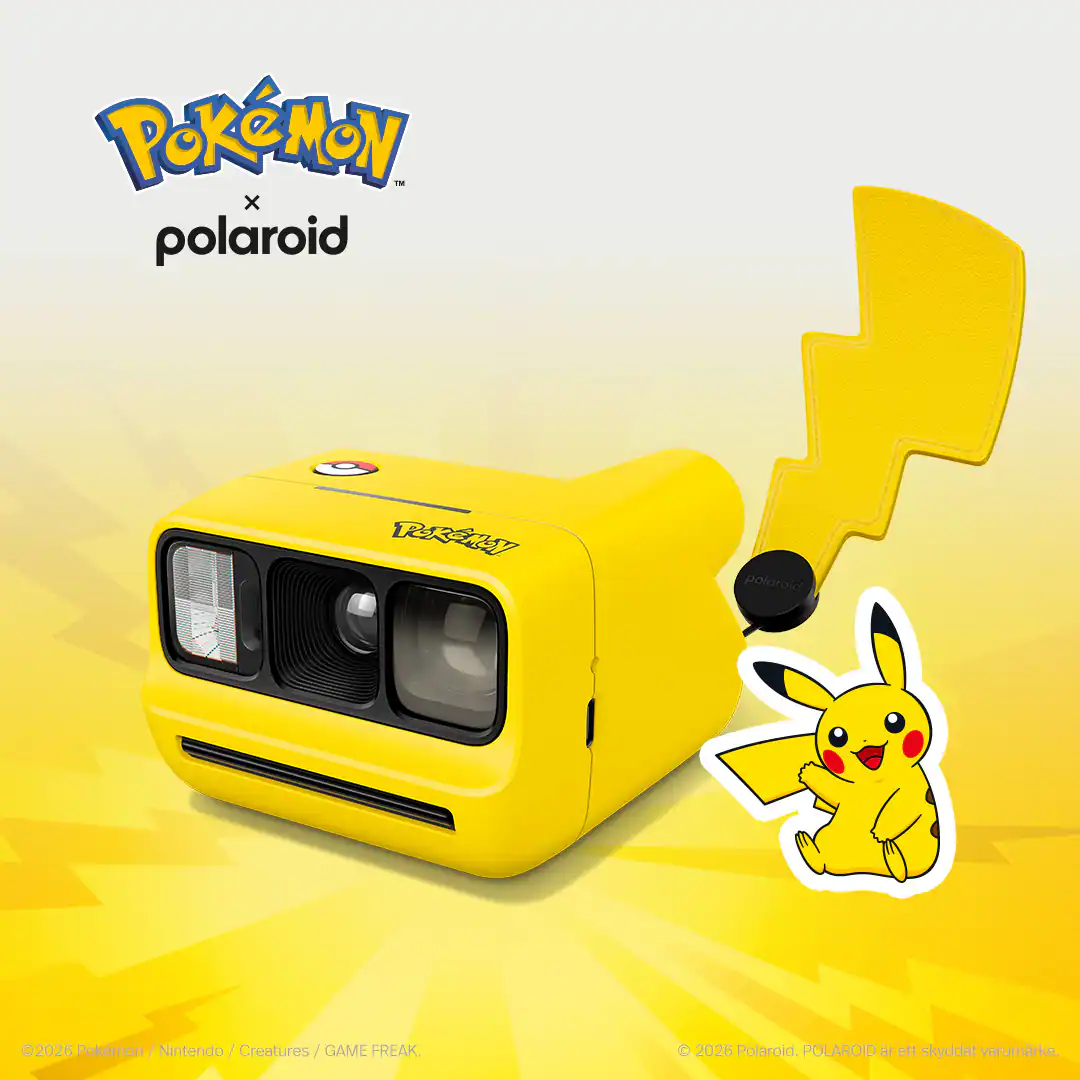 Pokémon x polaroid

Pokémon
polaroid

2026 Pokémon Nintendo Creatures GAME FREAK.
2026 Polaroid. POLAROID® är ett skyddat varumärke.