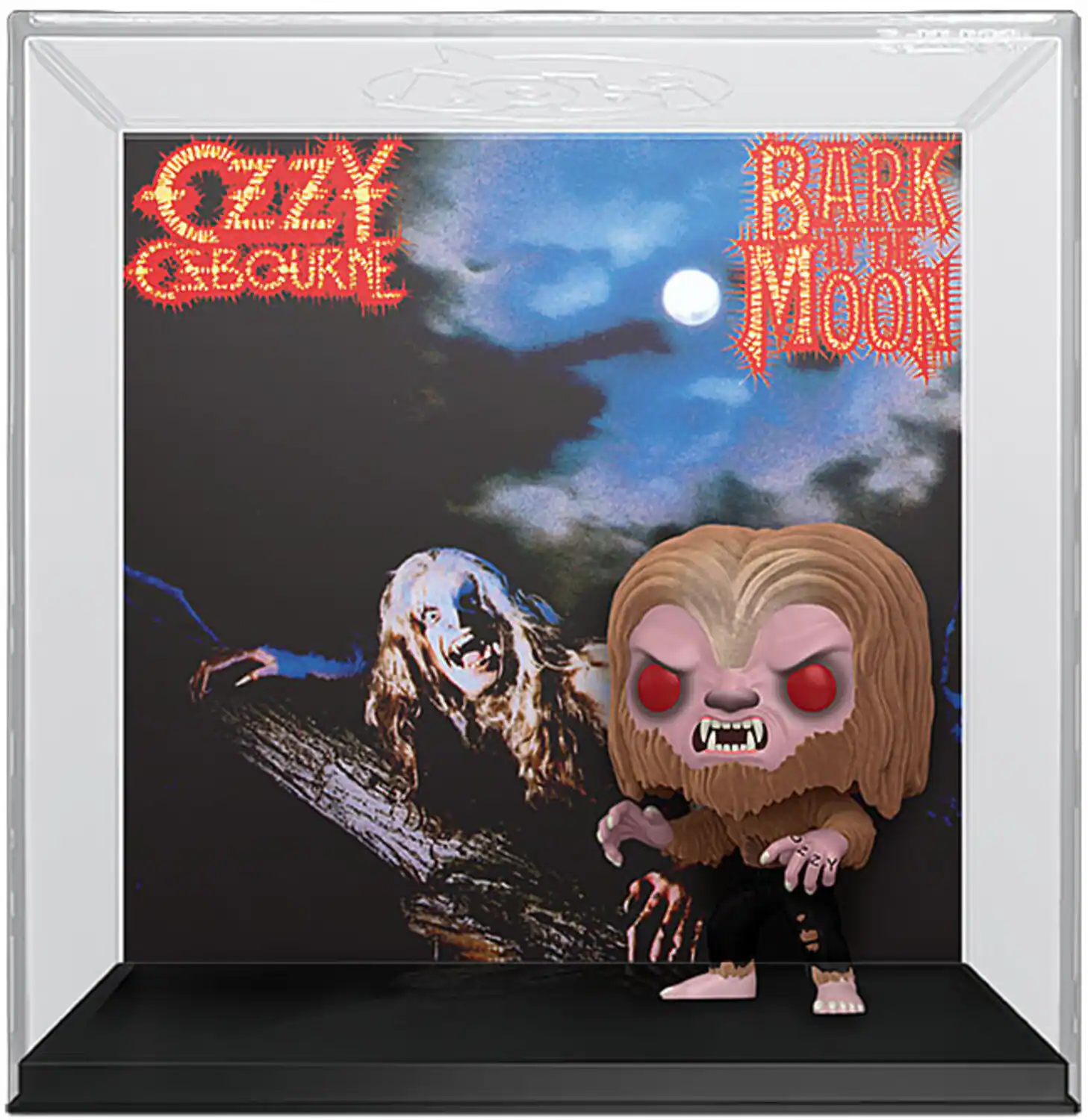 Ozzy Osbourne - Funko POP! Cover with Case: Ozzy Osbourne - Bark at the Moon (Flocked) - COLLECTIBLES